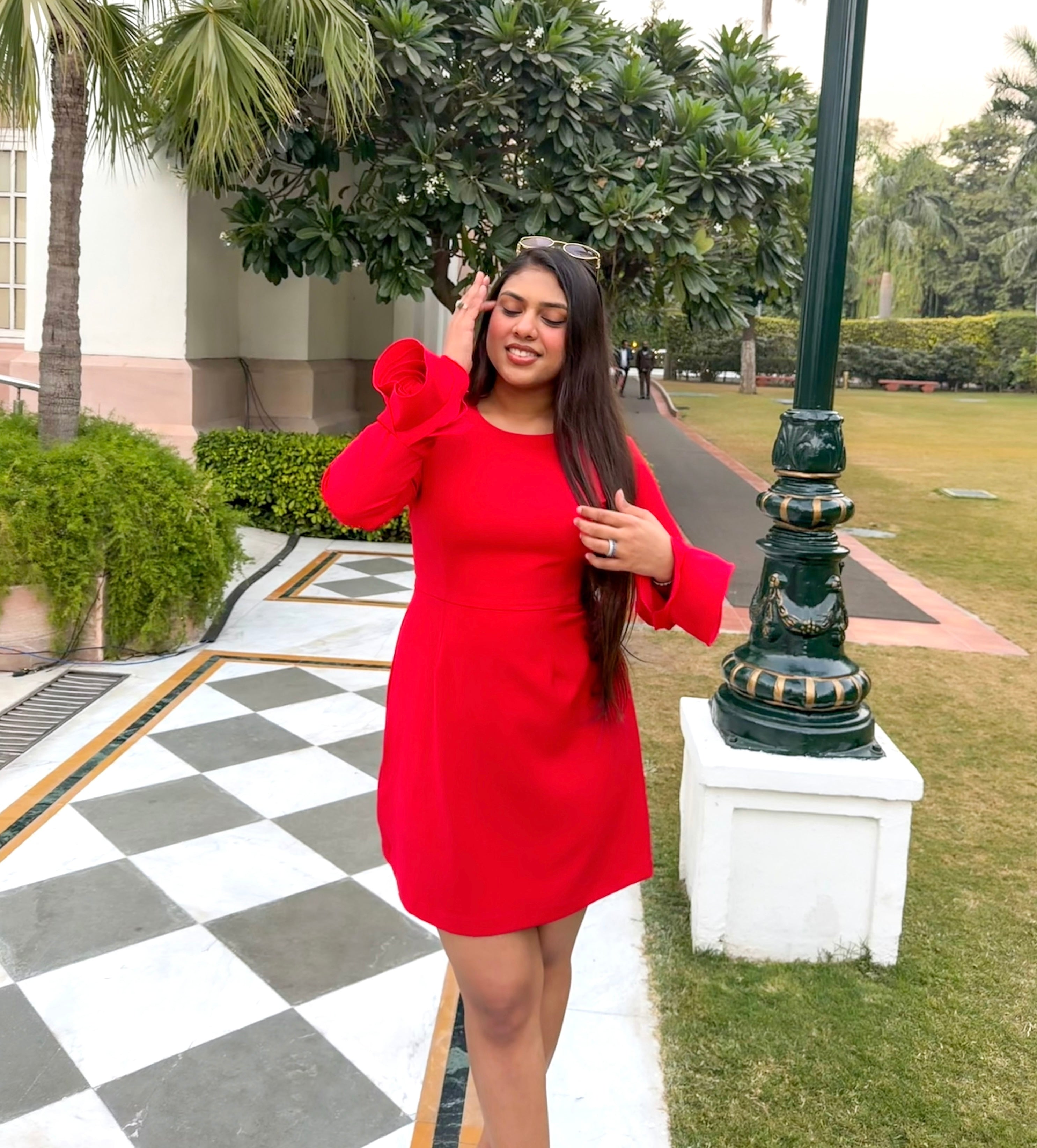 SCARLET BLOOM DRESS