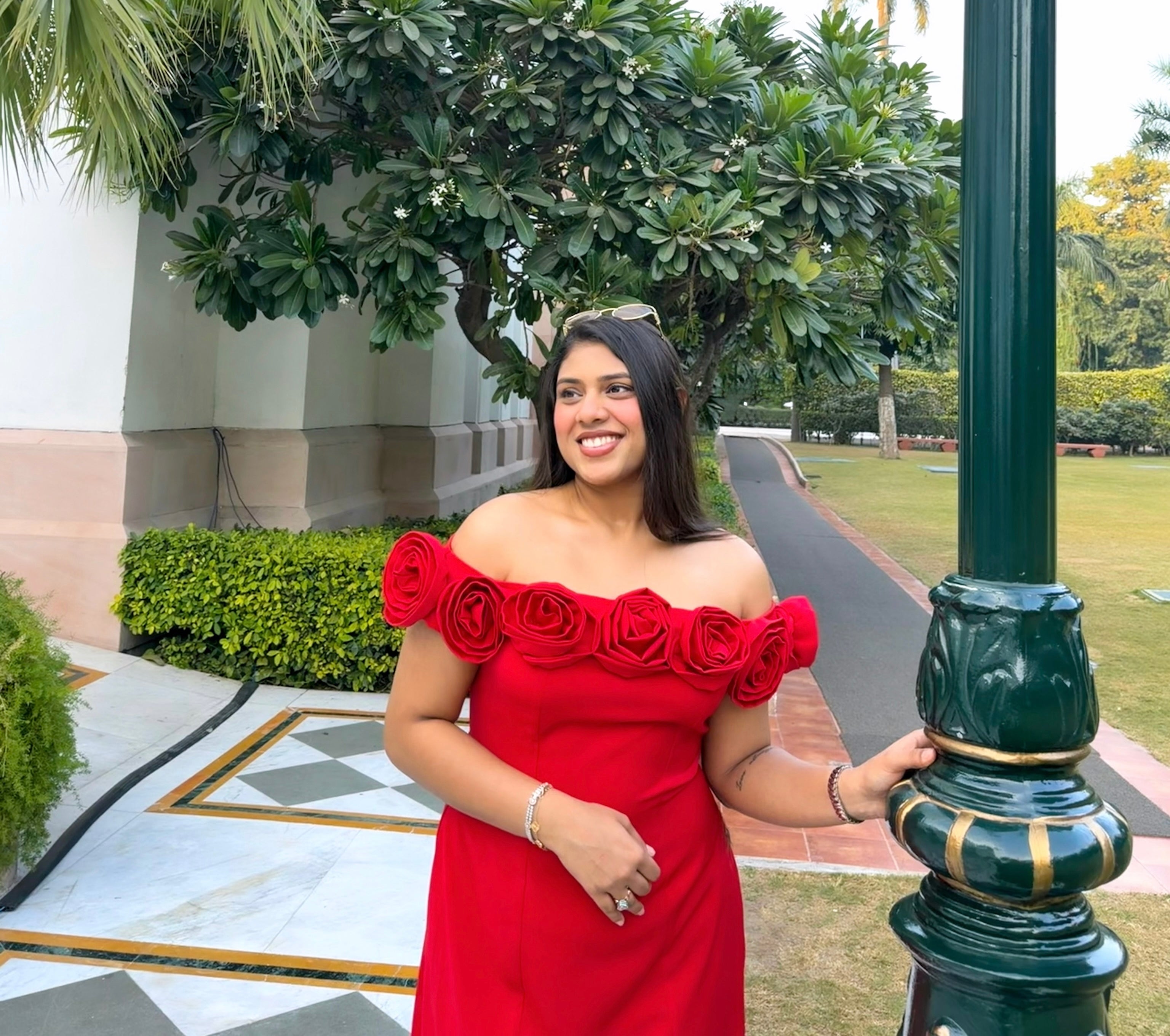SCARLET ROSE DRESS